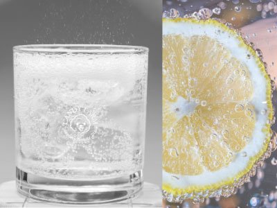 レモンスパークリングウォーターのような炭酸の腸活ドリンク