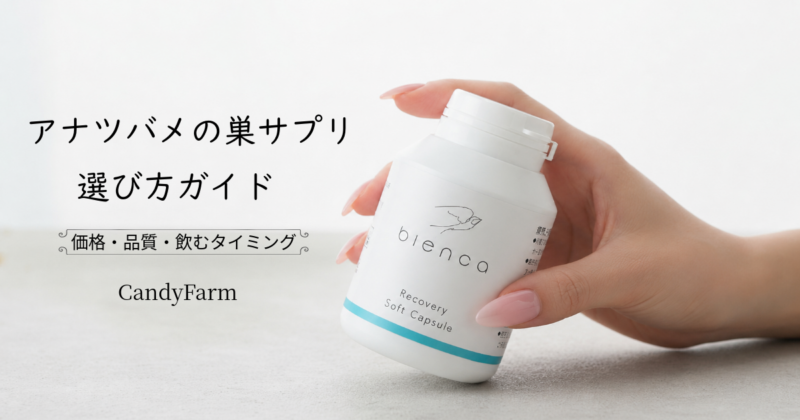 アナツバメの巣サプリの価格に影響する要素・選び方・飲むタイミング